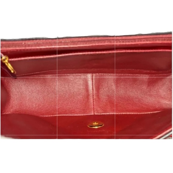 CHANEL DIANA 25 Single Flap Quilted Logo Lambskin Chain Bag - Picture 11 of 13